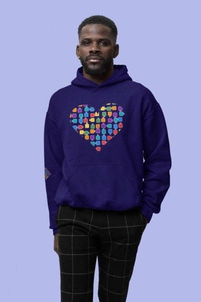 Men Autism Support Hoodie