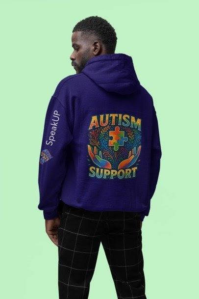 Men Autism Support Hoodie