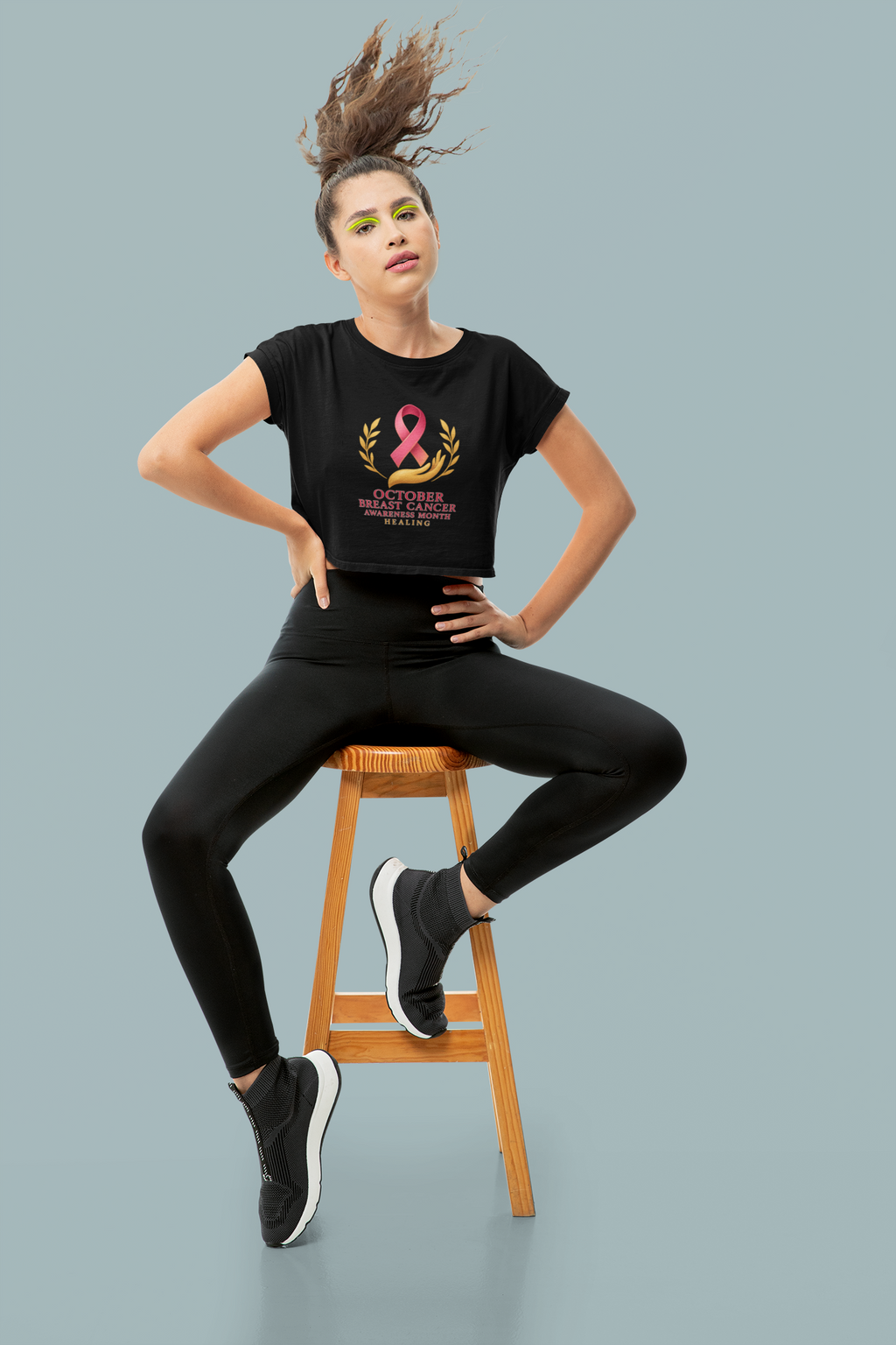 BREAST CANCER AWARENESS BOX TEE