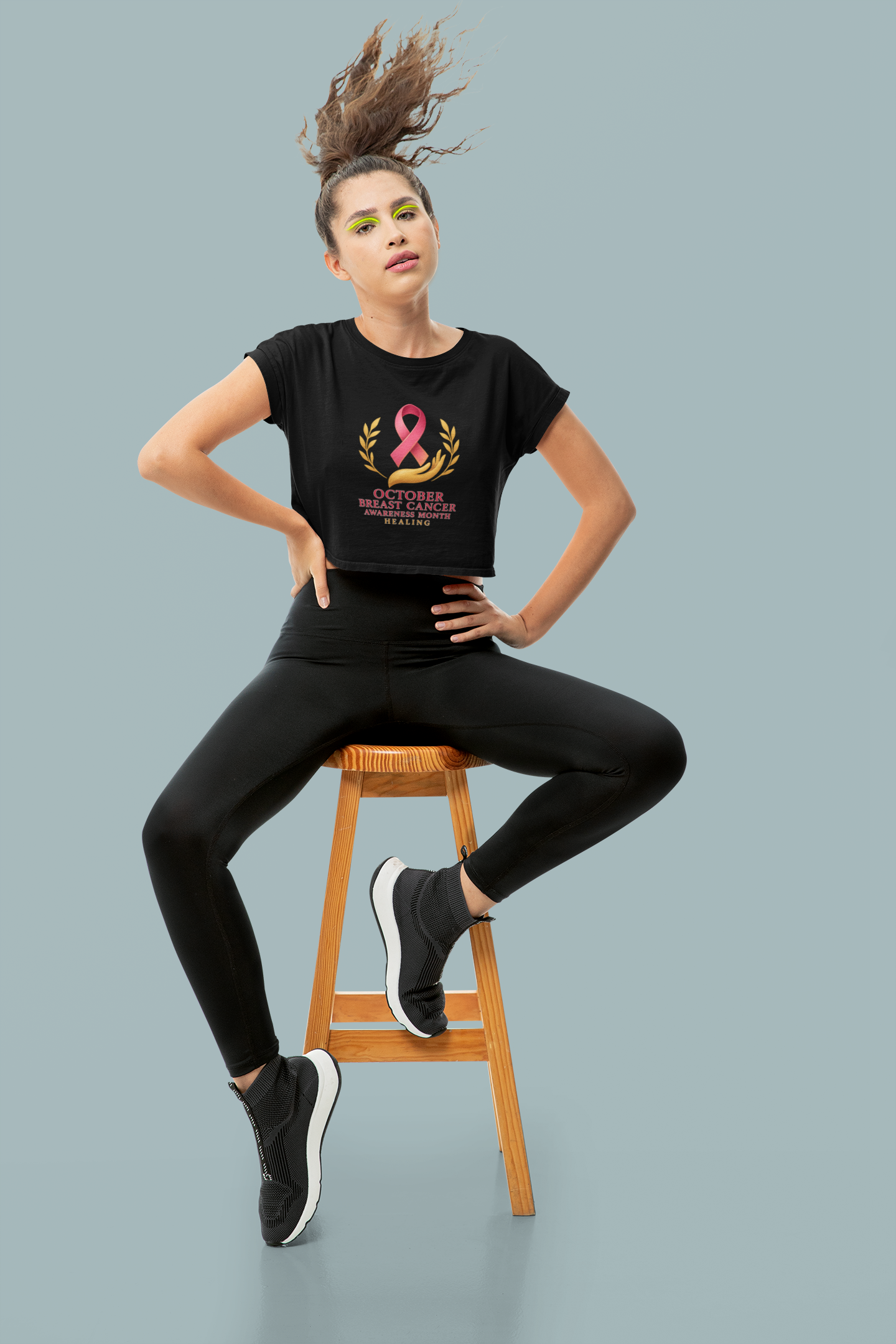 BREAST CANCER AWARENESS BOX TEE