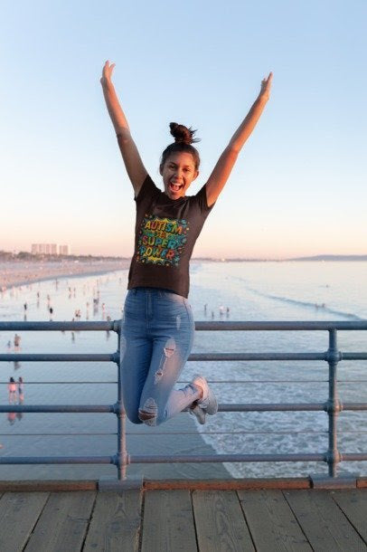 Women T Shirt Autism Sup